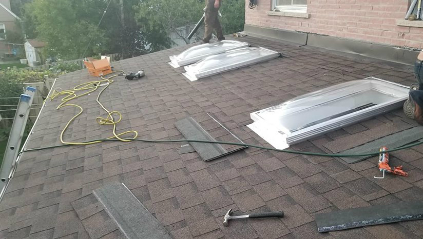Skylight and Shingle Roof Replacement