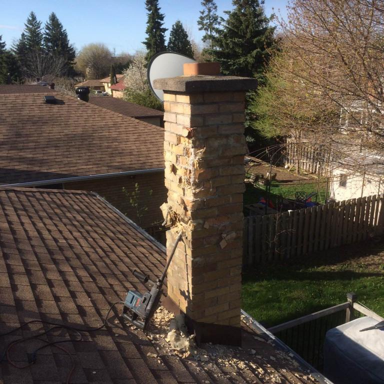 Chimney Removal - Ace Roofing Services Inc. - Toronto (GTA) Roofing Company