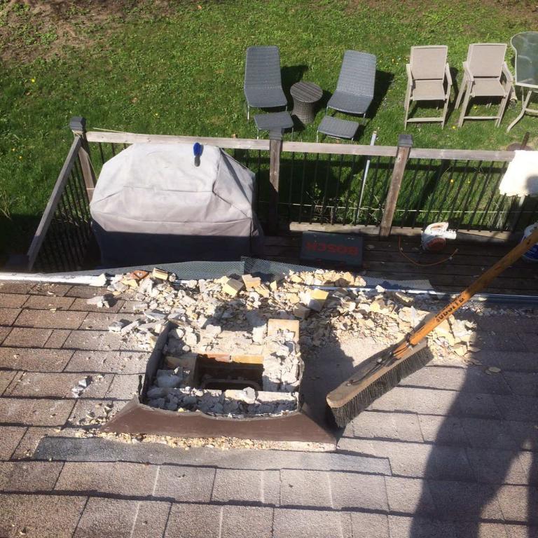 Chimney Removal - Ace Roofing Services Inc. - Toronto (GTA) Roofing Company