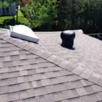 Ace Roofing Services Inc - Asphalt Shingle Roofing - Toronto Roofing Company - Picture of a shingle roof with turbine vent and skylight Toronto. GTA