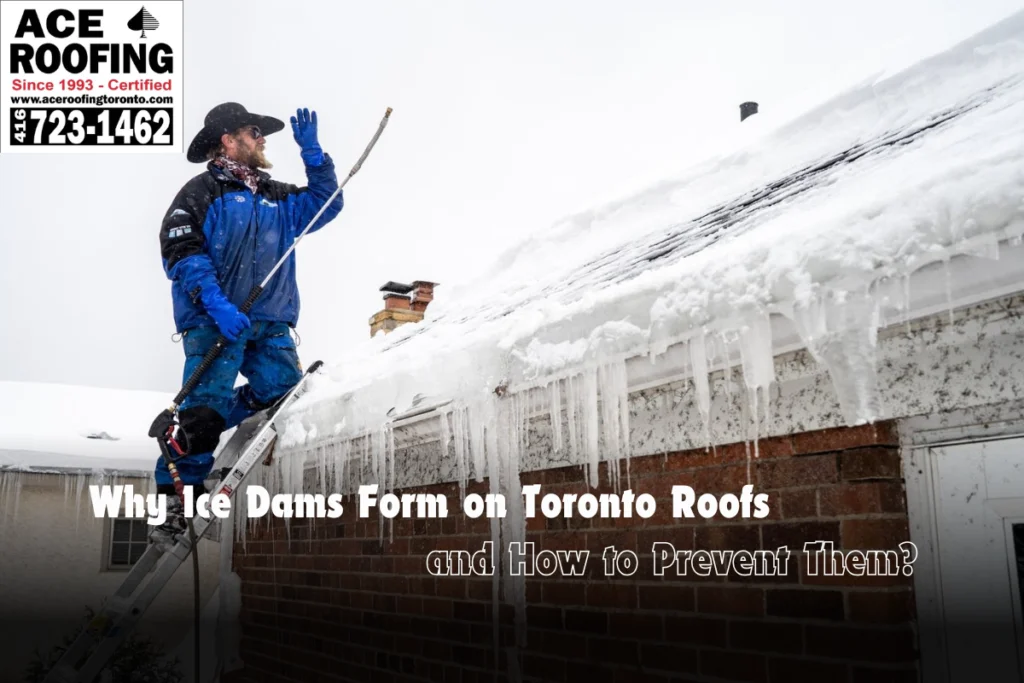 Why Ice Dams Form on Toronto Roofs and How to Prevent Them?