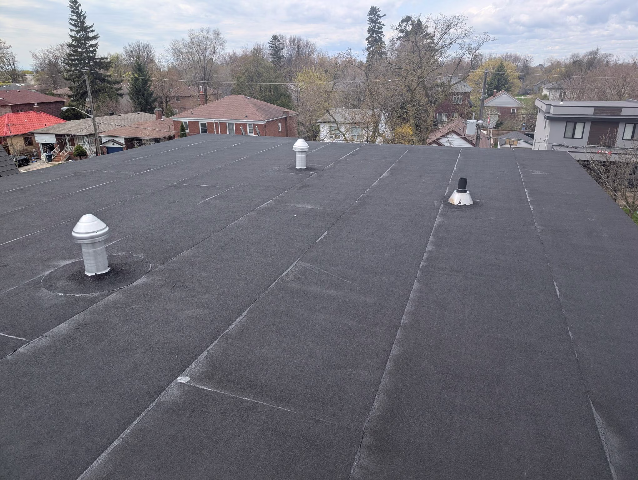 Flat Roofing Project in North York - 1